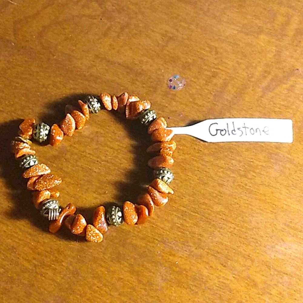 Genuine Gemstone stretch bracelet